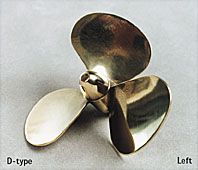 156-03  Brass Propeller D-35-R-3bl-M4